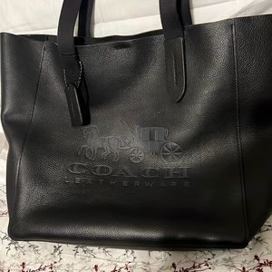 Black Coach Tote bag